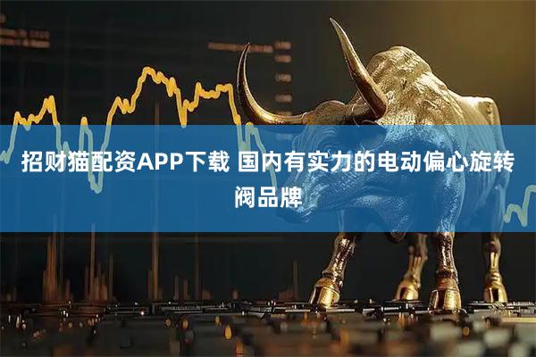 招财猫配资APP下载 国内有实力的电动偏心旋转阀品牌